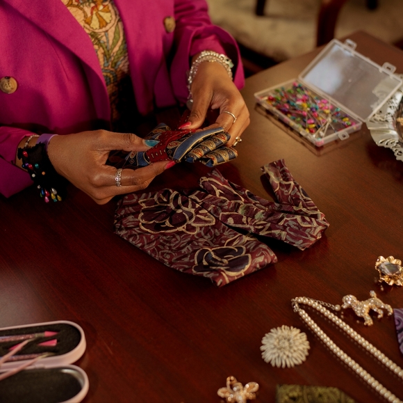 Coming Soon- Statement Upcycled Necktie, Interchangeable With Any Necklace - Picture 5 of 5